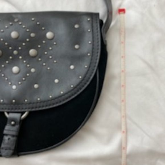 Lucky Brand studded leather and suede bag - Picture 9 of 9